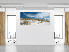 Glasdekor Obraz skleněný písečná duna s trávou - Rozměry-obdélník: 50 x 100 cm