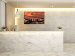 Glasdekor Obraz skleněný poušť Abu Dhabi - Rozměry-obdélník: 60 x 70 cm