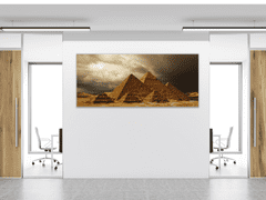 Glasdekor Obraz skleněný Egypt pyramidy - Rozměry-obdélník: 60 x 70 cm