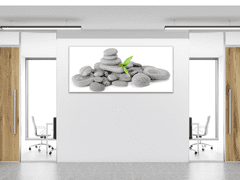 Glasdekor Obraz skleněný šedý zen kámen - Rozměry-obdélník: 52 x 60 cm