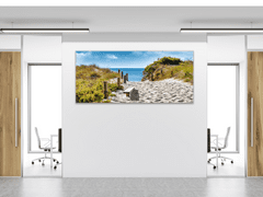 Glasdekor Obraz skleněný pláž Baltského moře - Rozměry-obdélník: 30 x 60 cm
