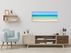 Glasdekor Obraz skleněný tropické moře - Rozměry-obdélník: 30 x 60 cm