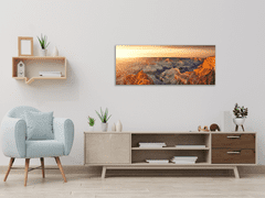 Glasdekor Obraz skleněný slunce nad Grand Canyon - Rozměry-obdélník: 60 x 90 cm