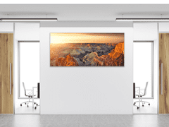 Glasdekor Obraz skleněný slunce nad Grand Canyon - Rozměry-obdélník: 60 x 90 cm