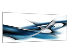 Glasdekor Obraz skleněný temná modro černá vlna - Rozměry-obdélník: 80 x 90 cm