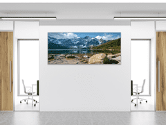 Glasdekor Obraz skleněný jezero Morskie oko - Rozměry-obdélník: 30 x 60 cm