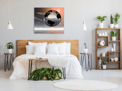 Glasdekor Obraz skleněný země koule - Rozměry-čtverec: 40 x 40 cm