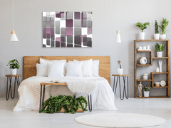 Glasdekor Obraz skleněný čtvercový prostorové čtverce - Rozměry-čtverec: 40 x 40 cm