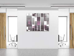 Glasdekor Obraz skleněný čtvercový prostorové čtverce - Rozměry-čtverec: 40 x 40 cm