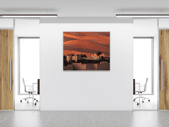 Glasdekor Skleněný obraz čtvercový poušť Abu Dhabi - Rozměry-čtverec: 40 x 40 cm