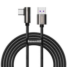 Greatstore Legendární USB - USB-C 66W 2m úhlový herní kabel - černý