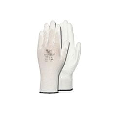 Ultra Tec RS rukavice tkané z bílého nylonového vlákna - velikost 10 XL