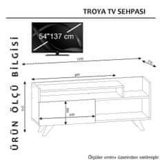 ASIR GROUP ASIR Televizní stolek TROYA bílá