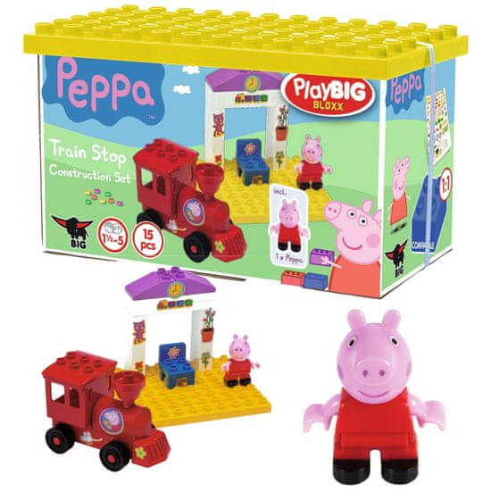 Peppa Pig PlayBig BLOXX Peppa Pig železniční zastávka.