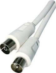 Emos Anténní koaxiální kabel stíněný 1,25m - rovné vidlice
