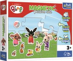 Trefl Magnetická puzzle sada Zábavný svět králíčka Binga