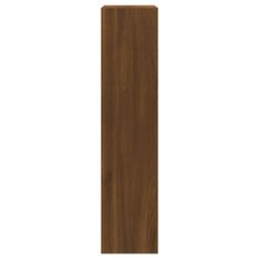 Greatstore Botník hnědý dub 63x24x103 cm kompozitní dřevo