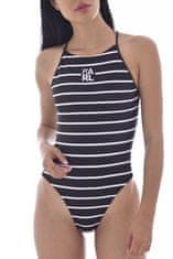Karl Lagerfeld dámské Stripes plavky černé s proužkem Velikost: S