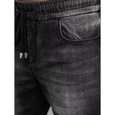 Dstreet Pánské kalhoty CALLUM černé ux3864 S