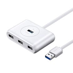 shumee Multifunkční HUB USB port splitter - 4x USB 3.0 1m bílý