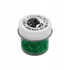 Bass Cosmetics HQ Glitter 7 ml - tmavě zelená / Bass Cosmetics