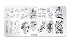 TOJATO Razítkovací deska, vzory na nehty, nail art, Ovoce, OMJ-12