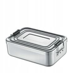 INNA Obědový box Kuchenprofi 18x12x6 cm stříbrný