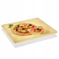 INNA Pizza kámen Kuchenprofi na nožičkách 40,5 x 35,5 cm