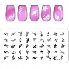 TOJATO Razítkovací deska, vzory na nehty, nail art, Ornament, to-05