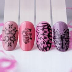 TOJATO Razítkovací deska, vzory na nehty, nail art, Motýl, XY-NB13