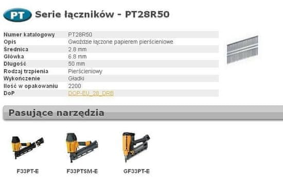 Bostitch BOSTITCH GWOŹDZIE F 2,50 x 60mm RING 9000szt. F250R60Q