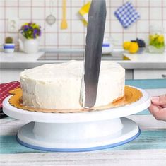 BRUNBESTE Servírovací podnos, Otočný stojan talíř na dorty, koláče + příslušenství, 28 cm, 5 kusů, Bb-2905
