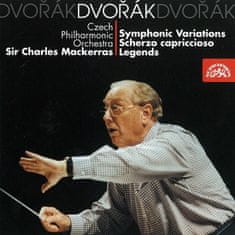 Česká filharmonie, Mackerras Charles: Dvořák : Symfonické variace, Scherzo Capricciozo