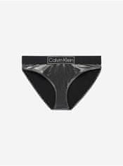 Calvin Klein Černý dámský metalický spodní díl plavek Calvin Klein Underwear XS