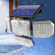 Alum online Solární lampa 181 LED s venkovním panelem