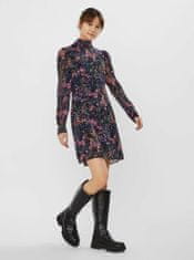 Vero Moda Černé květované šaty VERO MODA Wippa M