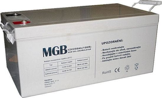 HADEX Pb akumulátor MGB VRLA AGM 12V/250Ah trakční