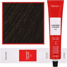 Kemon Cramer Color 100ml, krémová barva na vlasy s kokosovým olejem 5.08