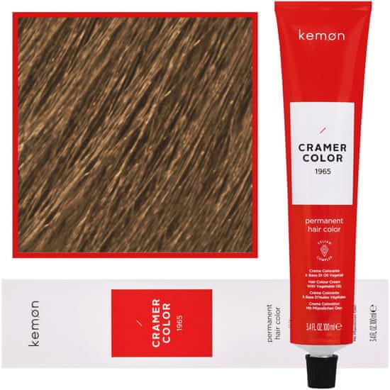 Kemon Cramer Color 100ml, krémová barva na vlasy s kokosovým olejem 7.43