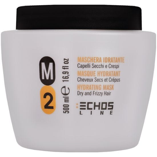 Echosline M2 Hydrating Mask 500 ml - hydratační maska pro suché a krepaté vlasy 500ml