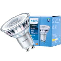 Philips LED žárovka GU10 3,5W = 35W 255lm 2700K Teplá bílá 36°