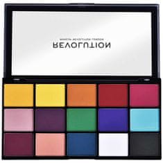 Makeup Revolution Re-Loaded Marvelous Mattes - paletka barevných očních stínů