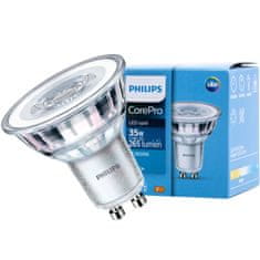 Philips LED žárovka GU10 3,5W = 35W 255lm 3000K Teplá bílá 36°