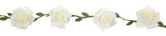 Santex Girlanda Bílé růže 50mmx120cm