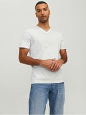 Jack&Jones Pánské triko JJEORGANIC Standard Fit 12156102 White (Velikost M)