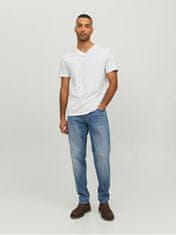 Jack&Jones Pánské triko JJEORGANIC Standard Fit 12156102 White (Velikost M)