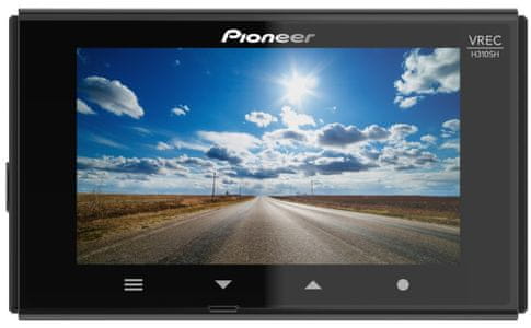 autokamera pioneer funkce nahrávání videa ve smyčce full hd rozlišení držák na sklo snadná instalace