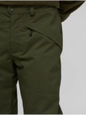 O'Neill Tmavě zelené pánské sportovní zimní kalhoty O'Neill XXL