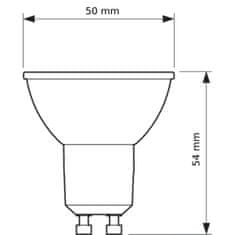 Philips Stmívatelná LED žárovka GU10 4W = 50W 350lm 4000K Neutrální bílá 36°