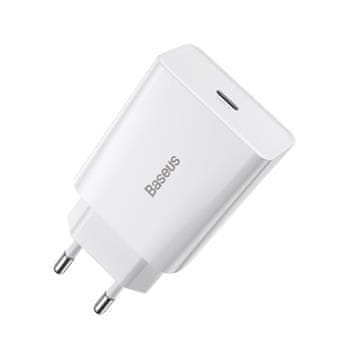 BASEUS CCFS-SN02 Speed Mini Nabíječka USB-C 20W White